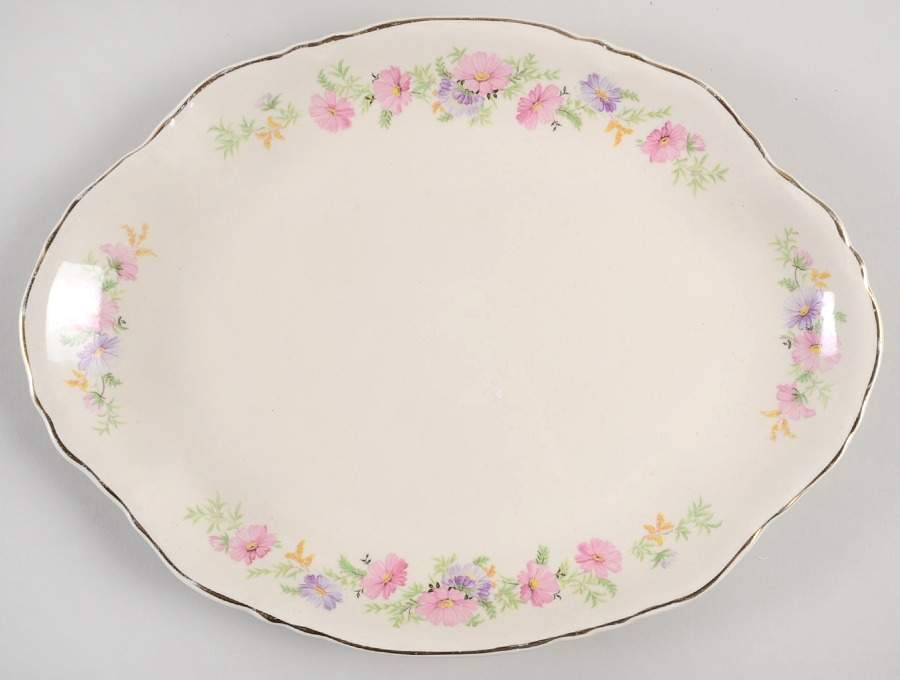 HLC89 13" Oval Serving Platter by Homer Laughlin -1