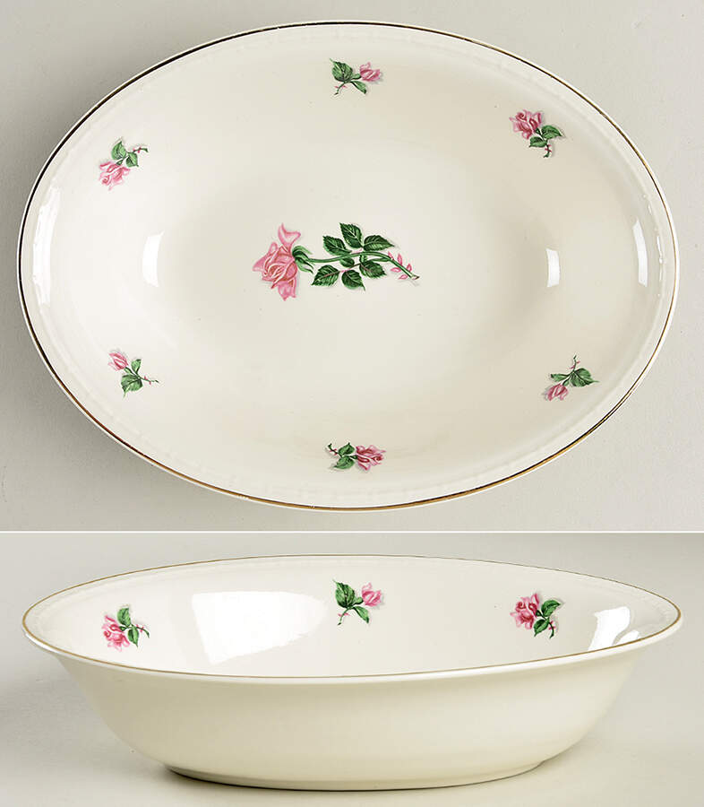 G3528 9" Oval Vegetable Bowl by Homer Laughlin -1