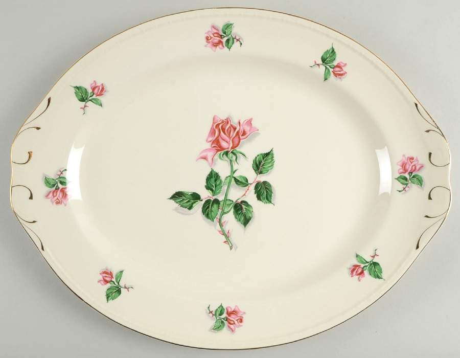 G3528 16" Oval Serving Platter by Homer Laughlin -1