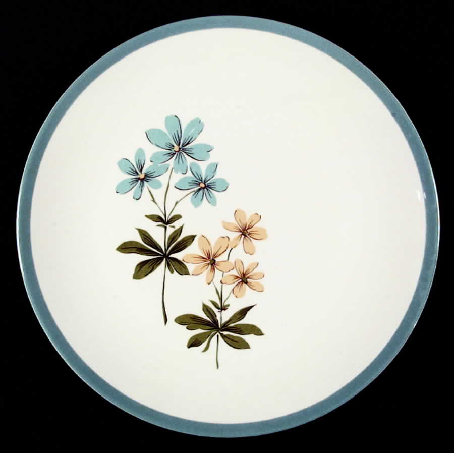 Blue Duchess Dinner Plate by Homer Laughlin -1