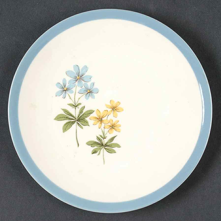 Blue Duchess Bread & Butter Plate by Homer Laughlin -1