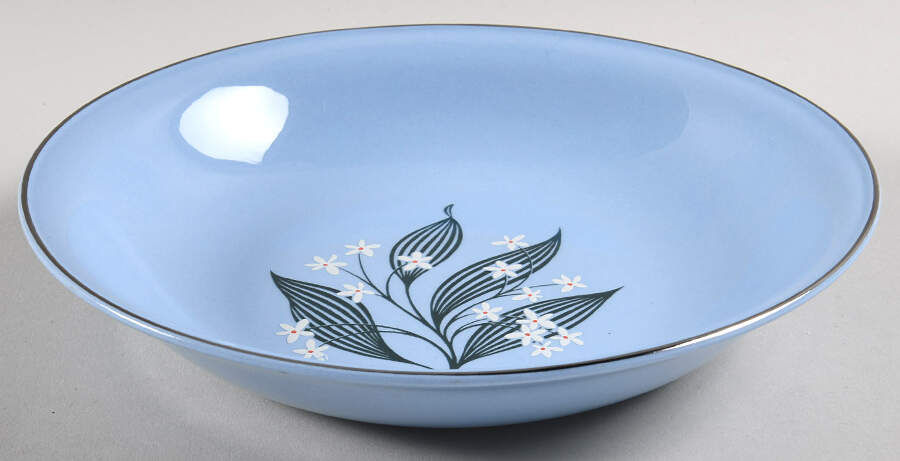 Blue Mist Coupe Soup Bowl by Homer Laughlin -1