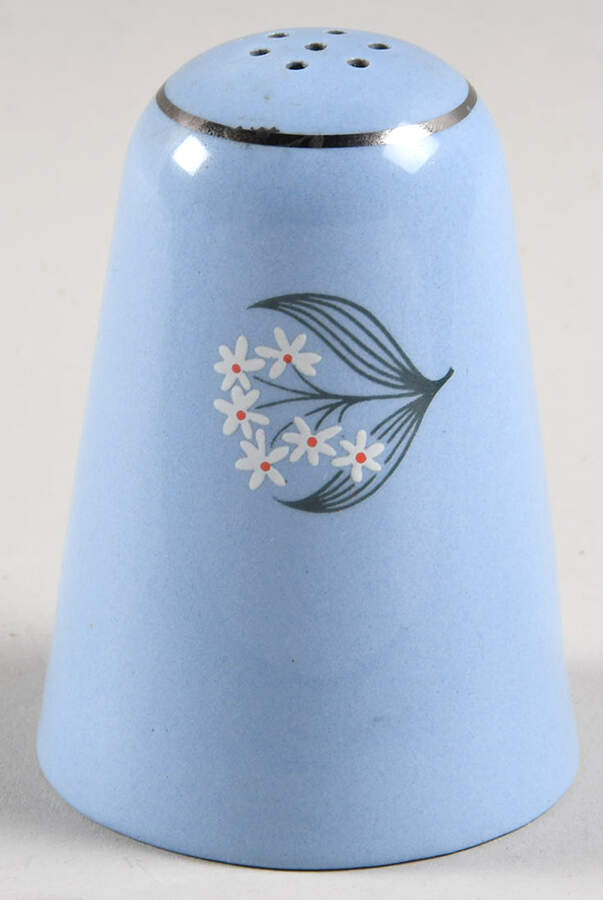 Blue Mist Salt Shaker by Homer Laughlin -1