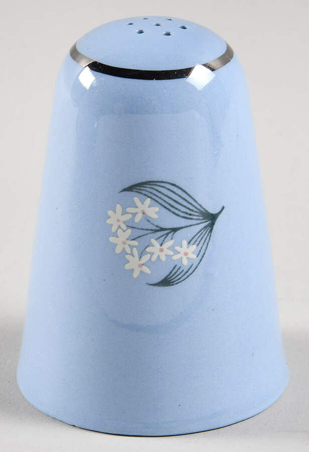 Blue Mist Pepper Shaker by Homer Laughlin -1