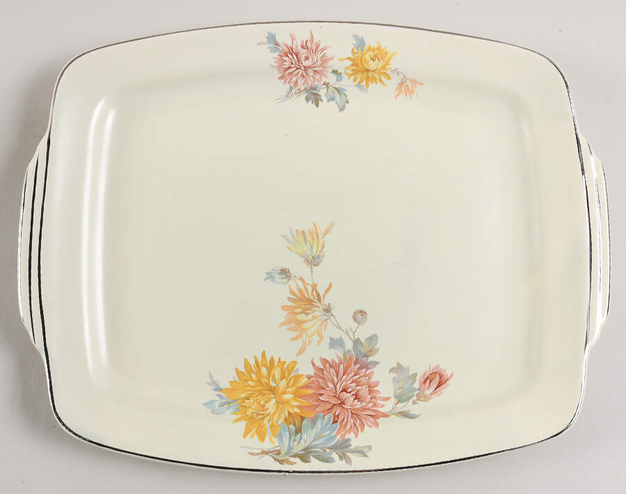 J62 13" Oval Serving Platter by Homer Laughlin -1