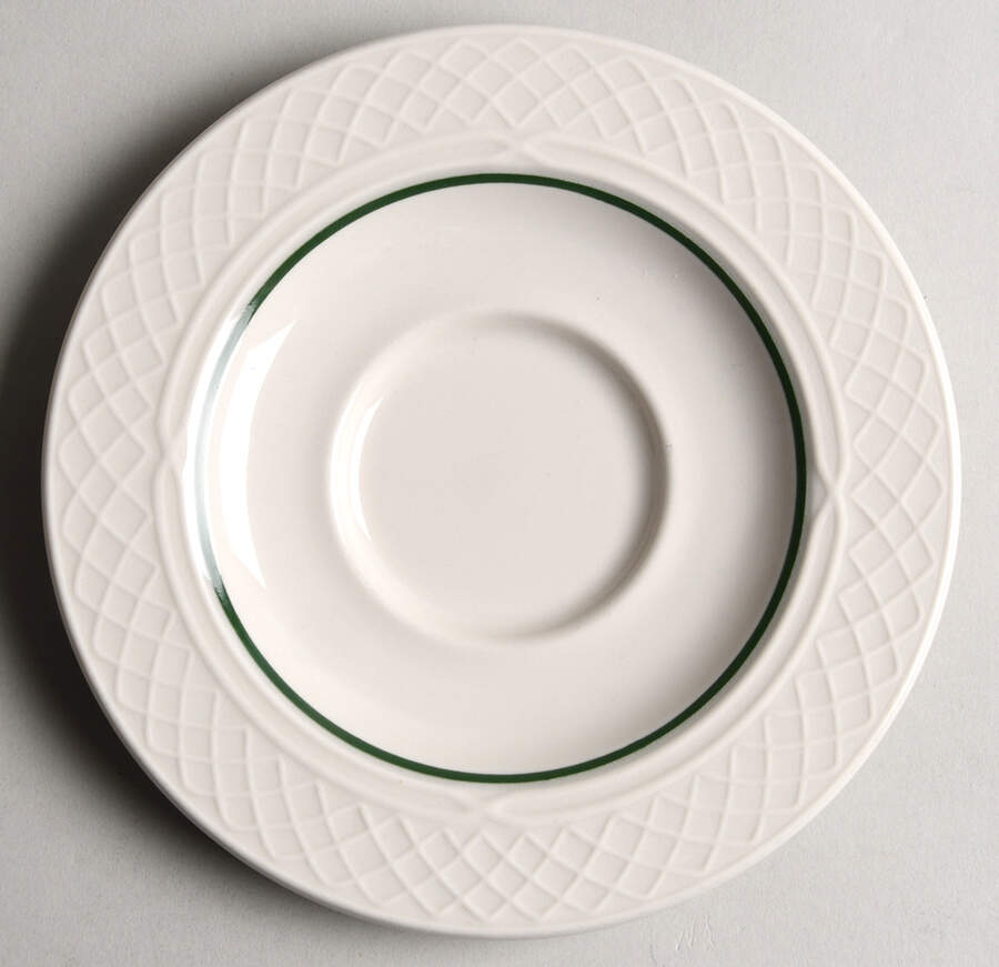 Jade Green Saucer by Homer Laughlin -1