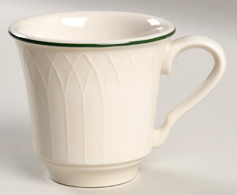 Jade Green Flat Cup by Homer Laughlin -1