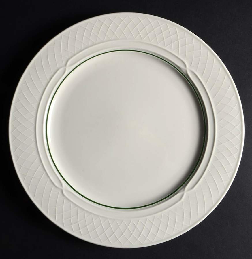 Jade Green 12" Chop Plate (Round Platter) by Homer Laughlin -1