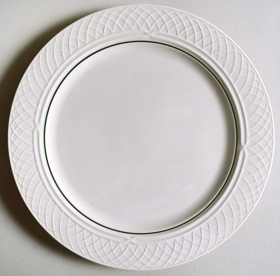 Jade Green Dinner Plate by Homer Laughlin -1