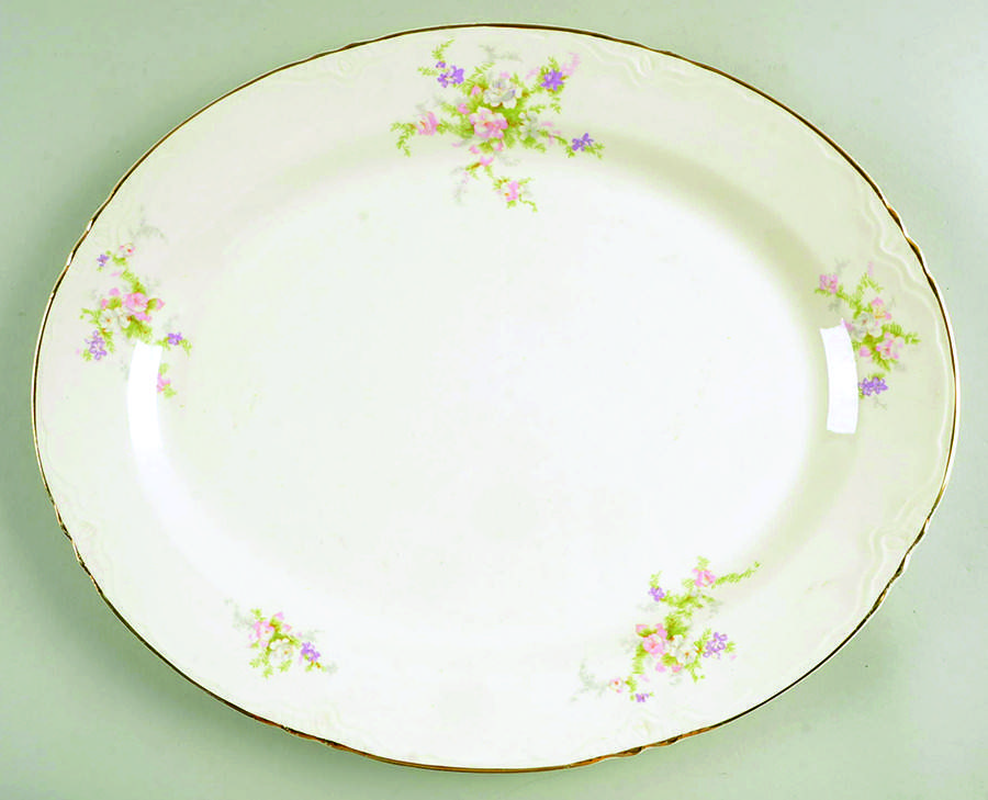 Jean 15" Oval Serving Platter by Homer Laughlin -1