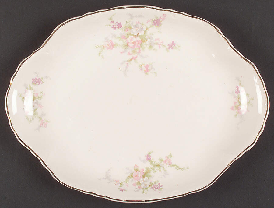 Jean 11" Oval Serving Platter by Homer Laughlin -1