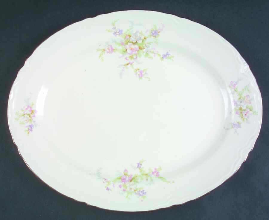 Jean 11" Oval Serving Platter by Homer Laughlin -1