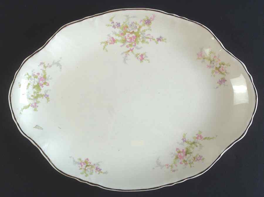 Jean 13" Oval Serving Platter by Homer Laughlin -1
