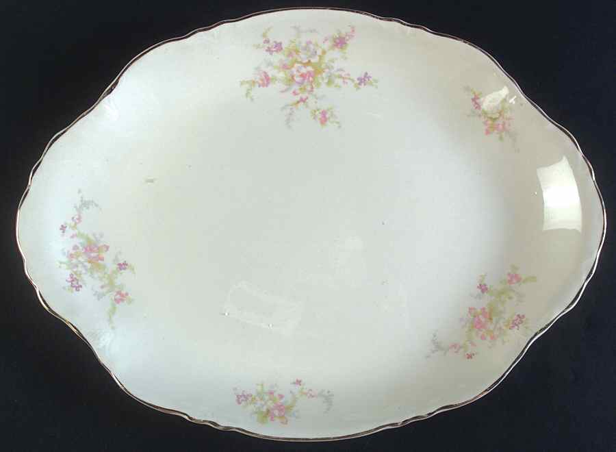 Jean 15" Oval Serving Platter by Homer Laughlin -1