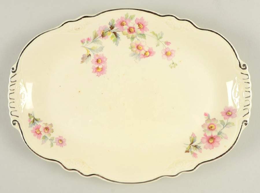 JJ59 10" Oval Serving Platter by Homer Laughlin -1