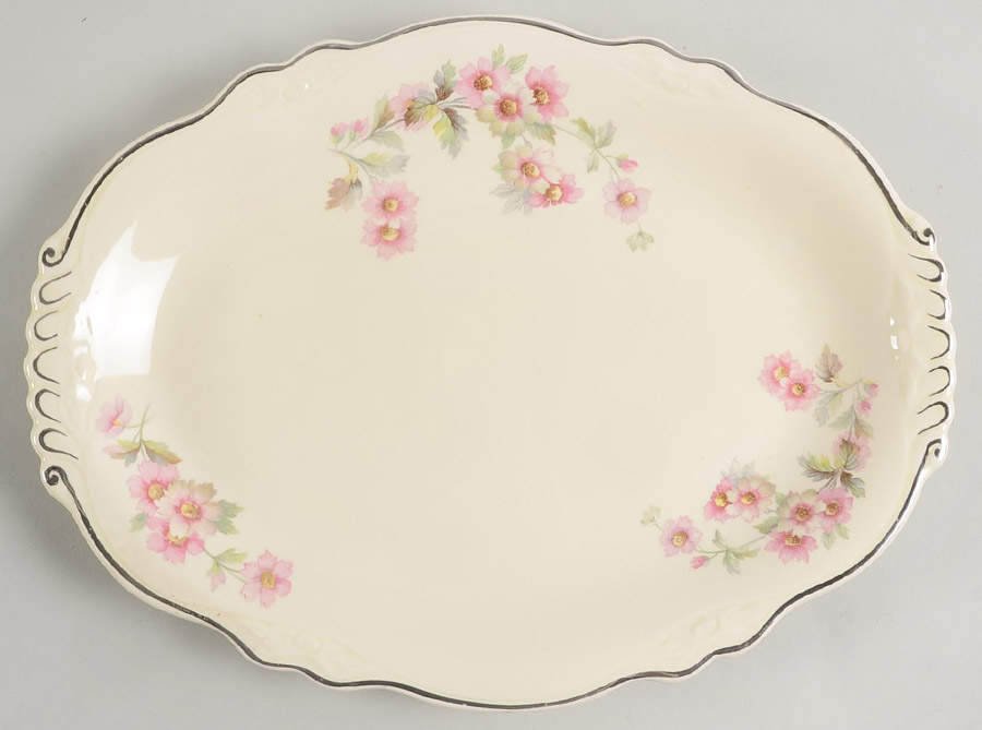 JJ59 11" Oval Serving Platter by Homer Laughlin -1