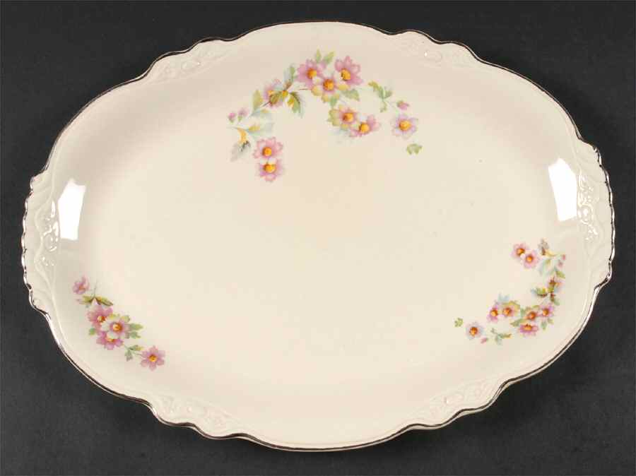 JJ59 15" Oval Serving Platter by Homer Laughlin -1