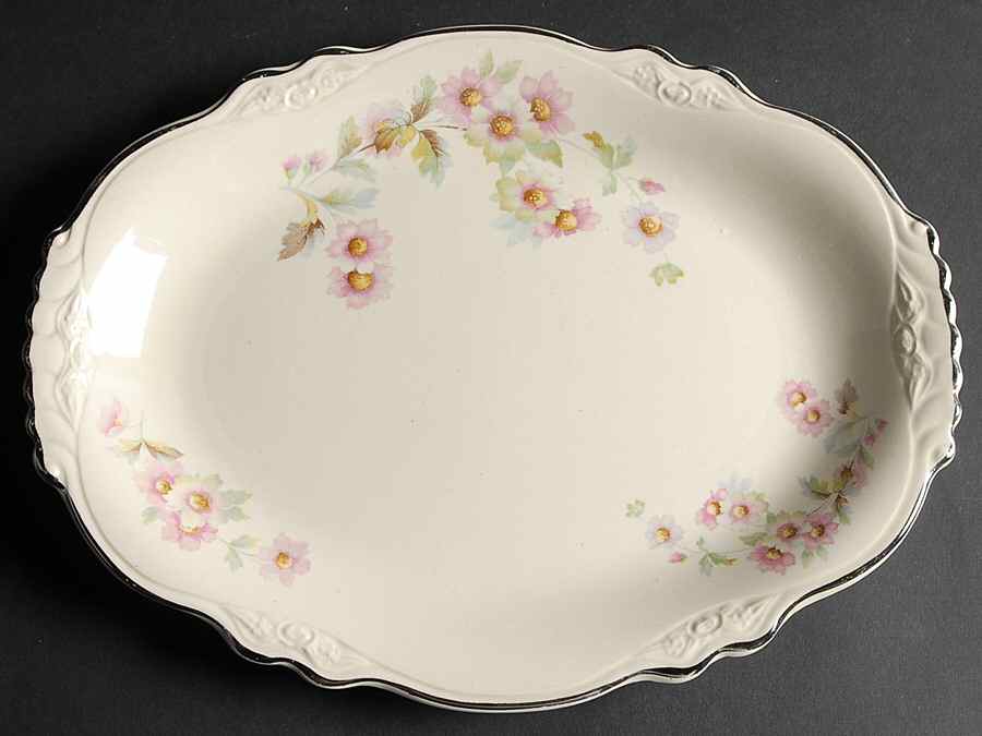 JJ59 10" Oval Serving Platter by Homer Laughlin -1