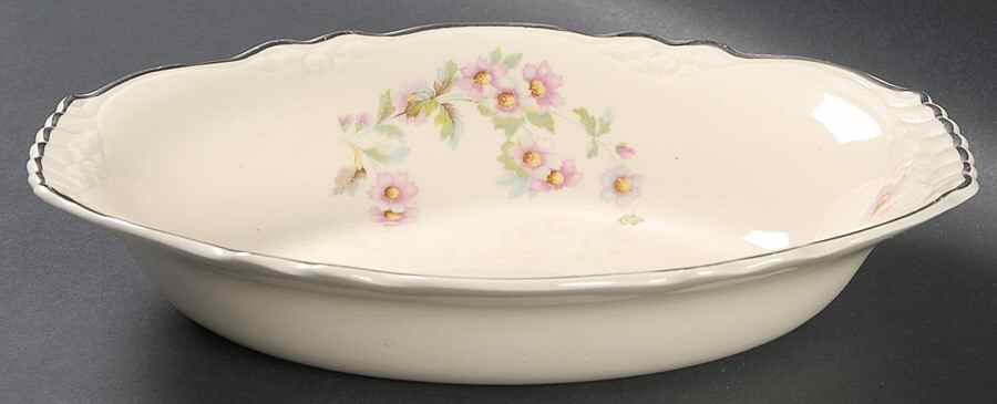 JJ59 9" Oval Vegetable Bowl by Homer Laughlin -1