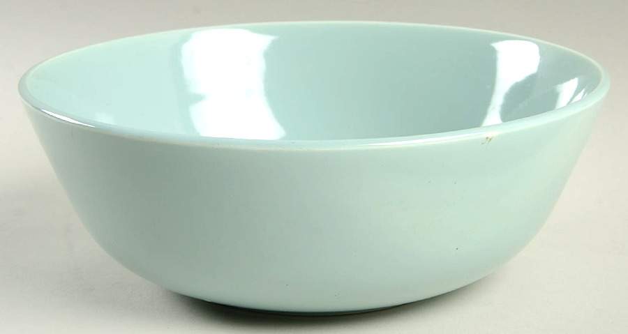 Jubilee Celadon Green 8" Round Vegetable Bowl by Homer Laughlin -1