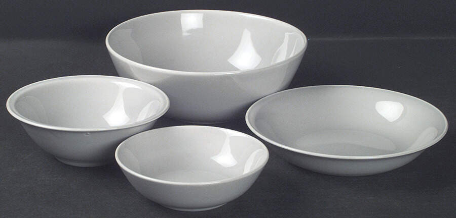 Jubilee Mist Grey Fruit/Dessert (Sauce) Bowl by Homer Laughlin -1