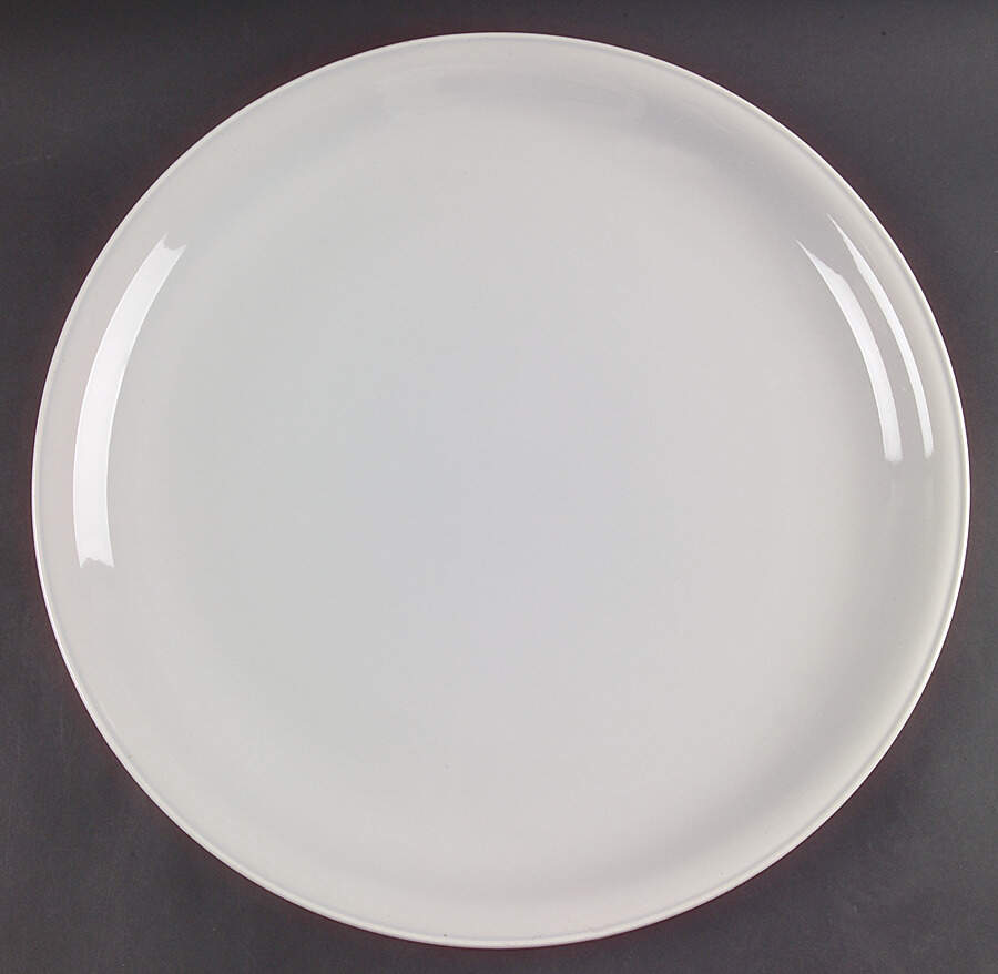 Jubilee Mist Grey 14" Chop Plate (Round Platter) by Homer Laughlin -1