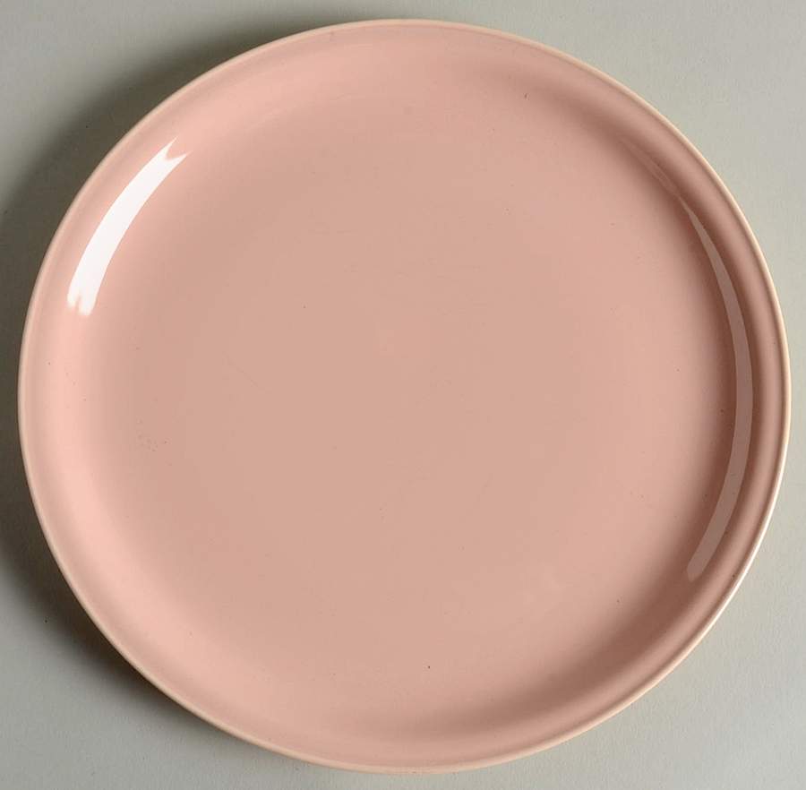 Jubilee Shell Pink Luncheon Plate by Homer Laughlin -1