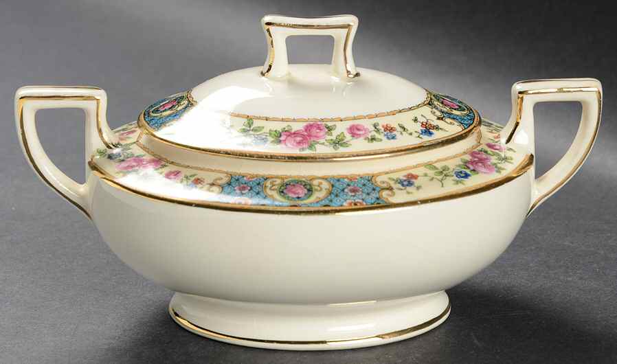 K671-7 Sugar Bowl & Lid by Homer Laughlin -1