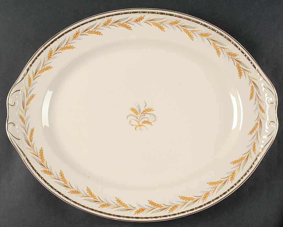 Kingston 16" Oval Serving Platter by Homer Laughlin -1