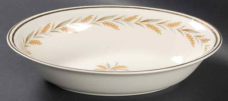 Kingston 9" Oval Vegetable Bowl by Homer Laughlin -1