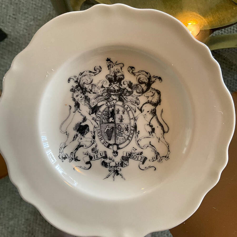 King's Arm Tavern-Williamsburg Small Bread & Butter Plate by Homer Laughlin -1