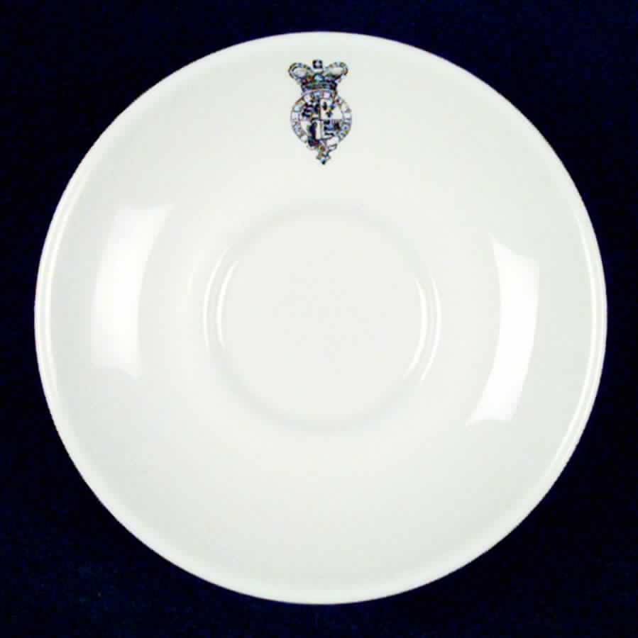 King's Arm Tavern-Williamsburg Saucer by Homer Laughlin -1