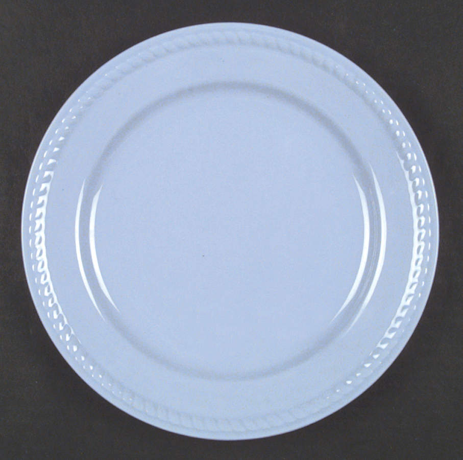Kraft Blue Dinner Plate by Homer Laughlin -1