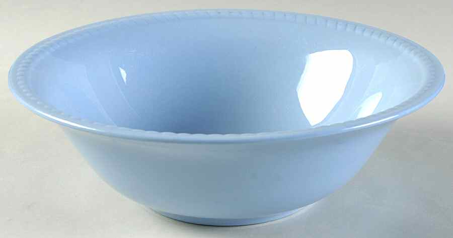 Kraft Blue 8" Round Vegetable Bowl by Homer Laughlin -1