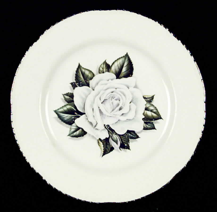 Windsor Rose Salad Plate by Homer Laughlin -1