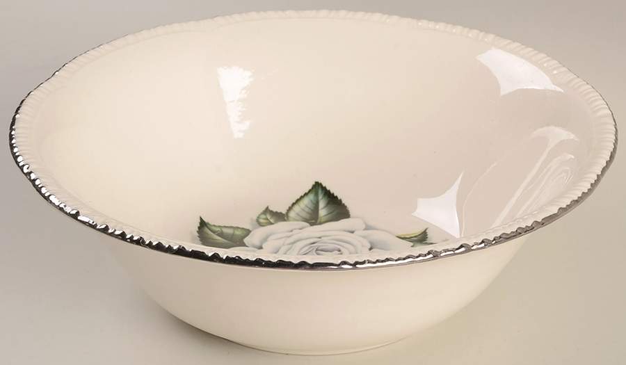 Windsor Rose 8" Round Vegetable Bowl by Homer Laughlin -1