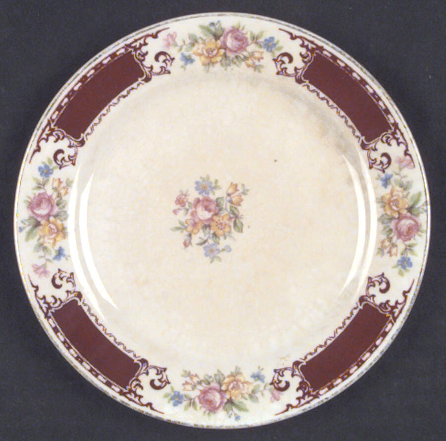 Lady Alice Bread & Butter Plate by Homer Laughlin -1