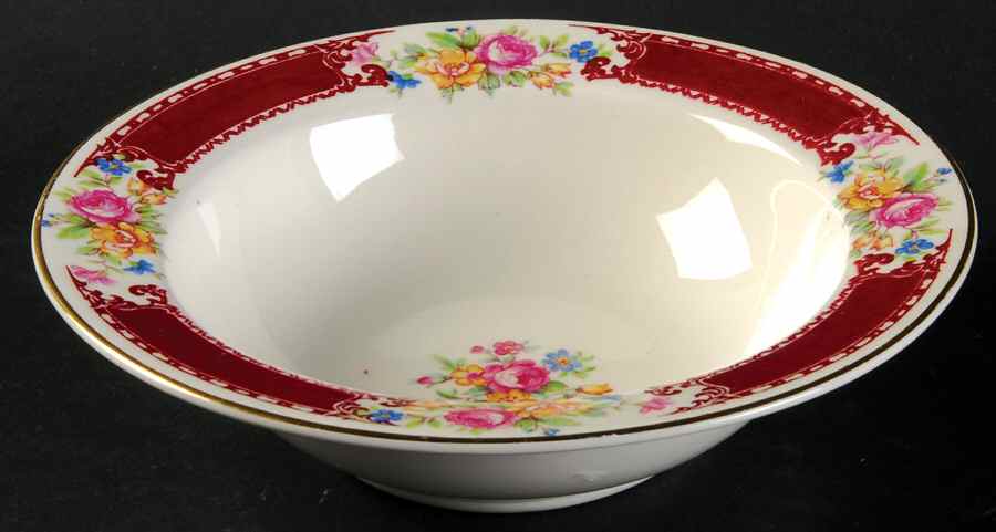 Lady Alice Rim Fruit/Dessert (Sauce) Bowl by Homer Laughlin -1