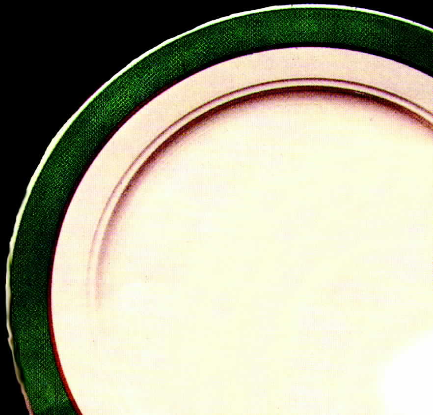 Lacosta Green Dinner Plate by Homer Laughlin -1