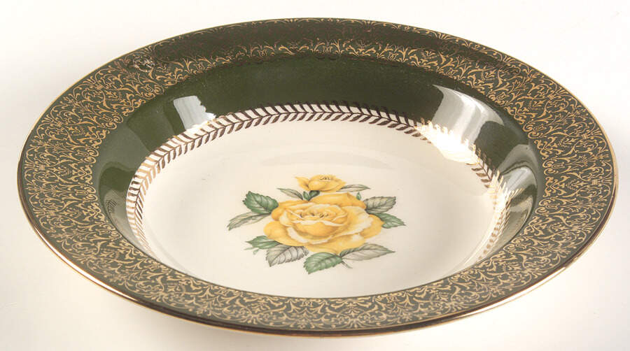 Lady Greenbriar Rim Soup Bowl by Homer Laughlin -1