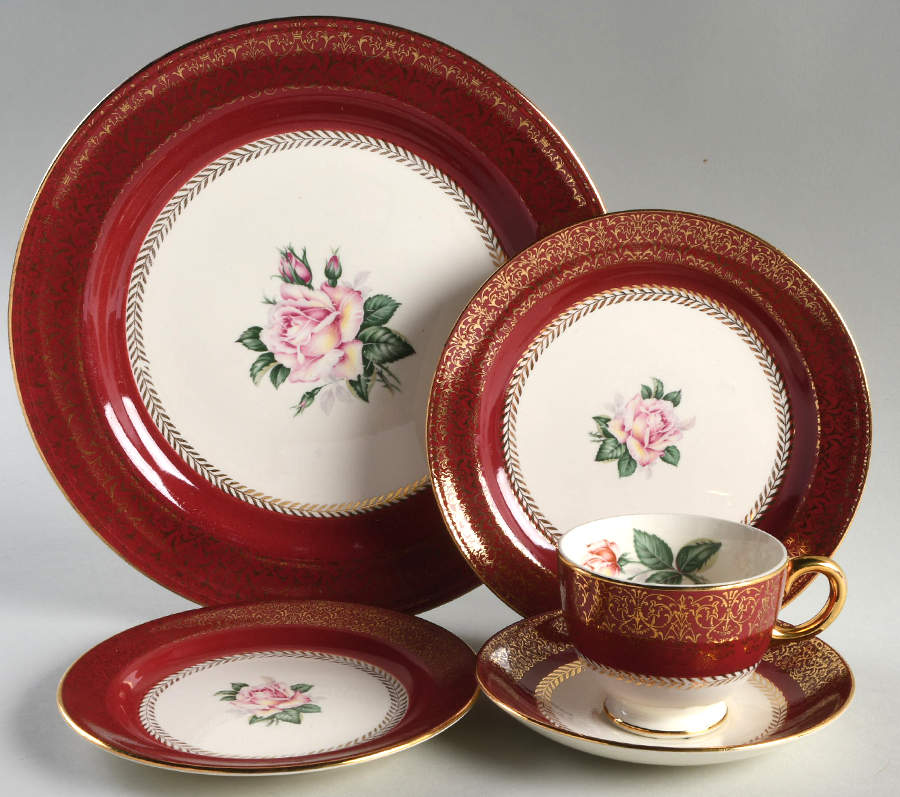 Lady Stratford 5 Piece Place Setting by Homer Laughlin -1