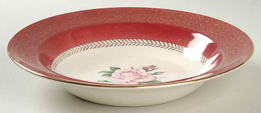 Lady Stratford Rim Soup Bowl by Homer Laughlin -1