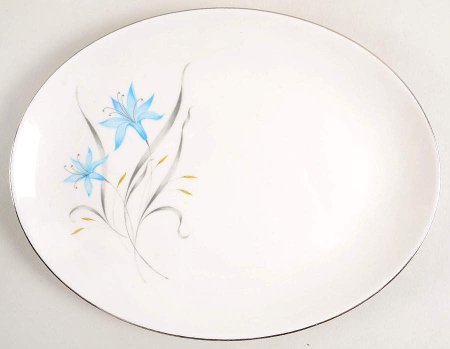 Linda 11" Oval Serving Platter by Homer Laughlin -1
