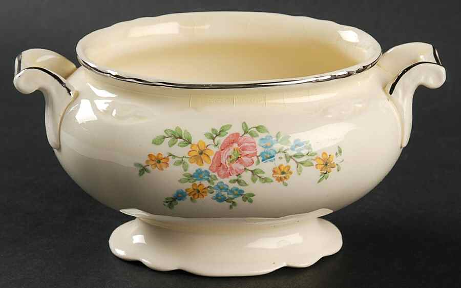 Louise Sugar Bowl No Lid by Homer Laughlin -1