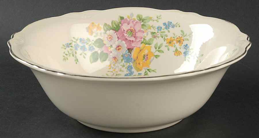 Louise 8" Round Vegetable Bowl by Homer Laughlin -1