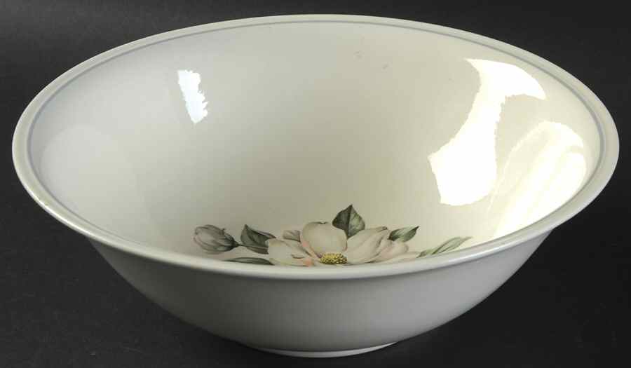Magnolia (Eggshell Nautilus) 8" Round Vegetable Bowl by Homer Laughlin -1