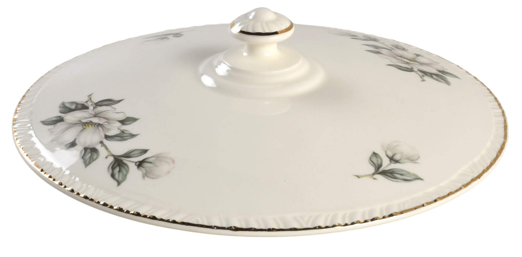Magnolia (Liberty) Lid for Round Vegetable by Homer Laughlin -1