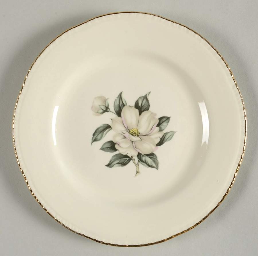 Magnolia (Liberty) Dessert/Pie Plate by Homer Laughlin -1