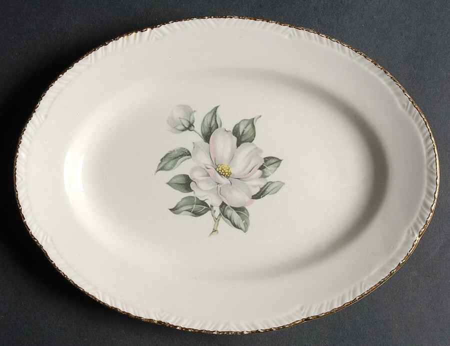 Magnolia (Liberty) Relish/Gravy Underplate by Homer Laughlin -1