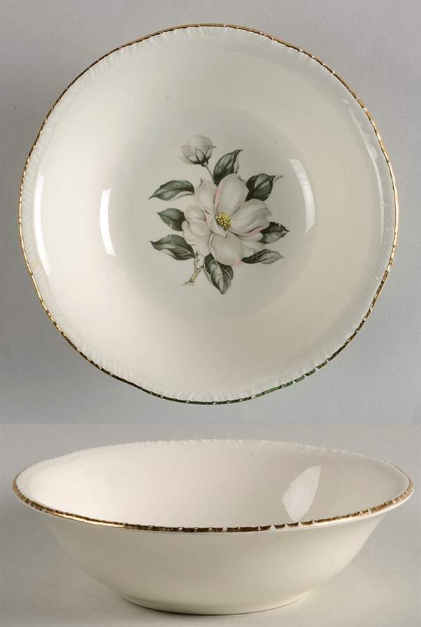 Magnolia (Liberty) Coupe Cereal Bowl by Homer Laughlin -1